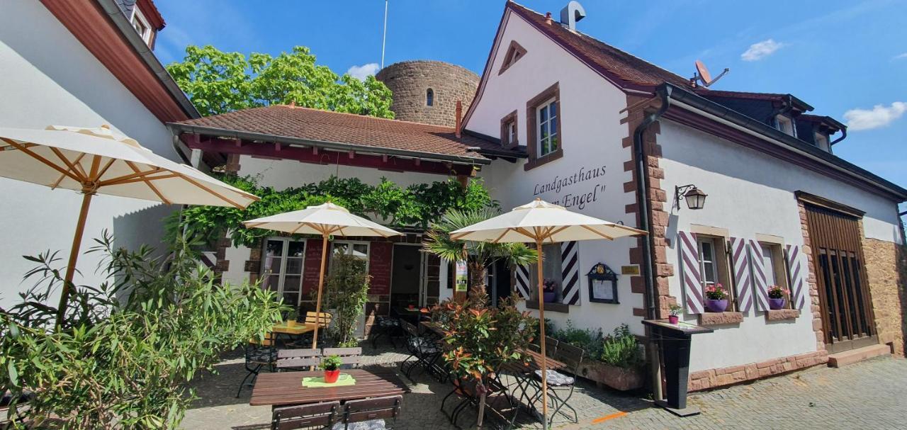 Landgasthaus "Zum Engel" Hotel Neuleiningen Bagian luar foto